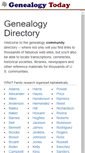 Mobile Screenshot of dir.genealogytoday.com