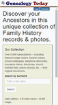 Mobile Screenshot of genealogytoday.com
